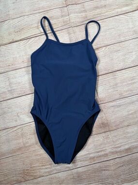 Jolyn Clothing Jackson 4 Navy Blue One-Piece Swimsuit - Trainer, Lap Swim, 28